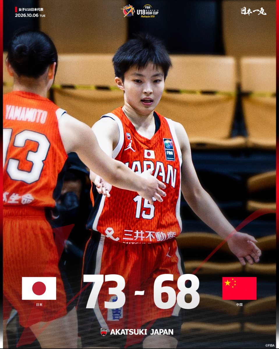 日本女篮助教激动落泪！竹内美也拥抱安慰 直通四强更衣室笑声不断